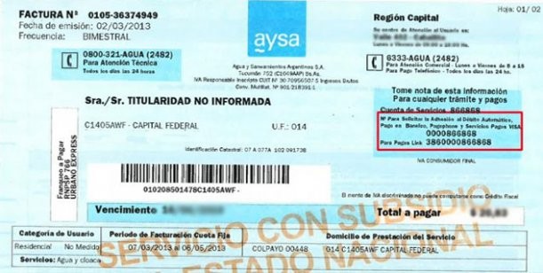 AySA asegura que no hay aumentos, solo quita de subsidios