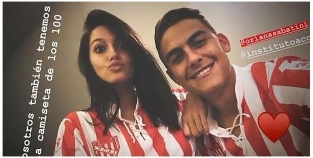 La foto entre Paulo Dybala y Oriana Sabatini que desató un conflicto familiar